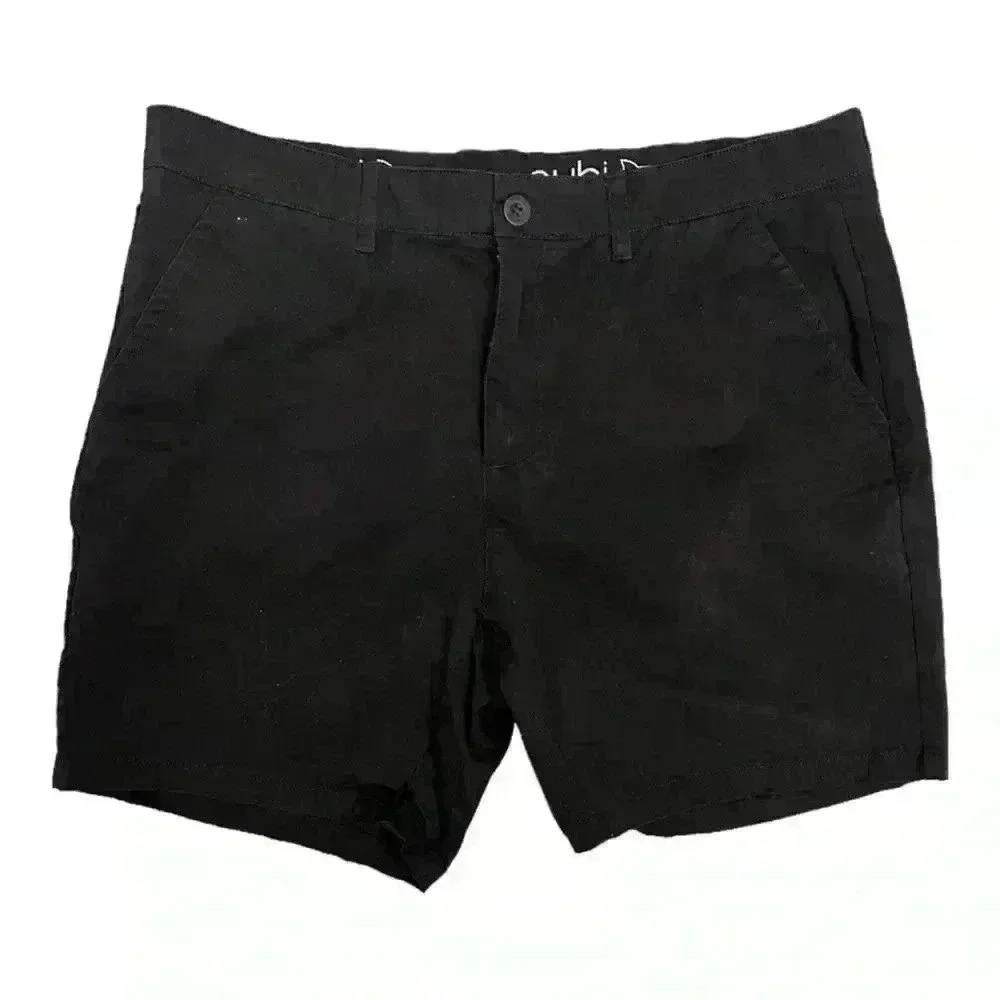 Eubi Black Casual  Shorts